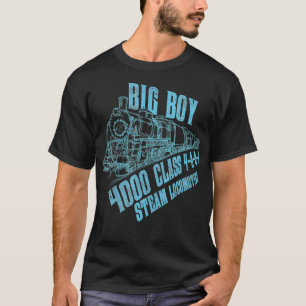 Mens Big Boy Class Dampflokomotive Lover Trains H T-Shirt