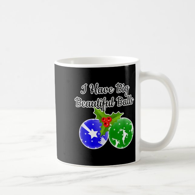 Mens Big Dirty Santa Xmas Fun Adult Humor Ug  Kaffeetasse (Rechts)