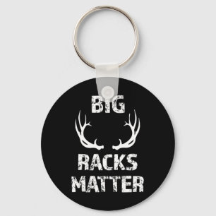 Mens Big Racks Matter Fun Deer Buck Jagd Männer Schlüsselanhänger