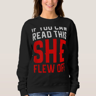 Mens Bike Rider, wenn Sie lesen können, dass sie f Sweatshirt