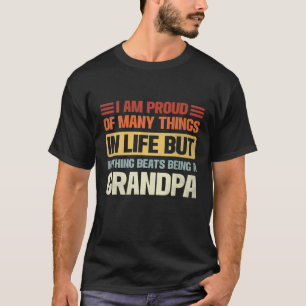 Mens bin ich stolz, Großvater zu sein. Funny Grand T-Shirt