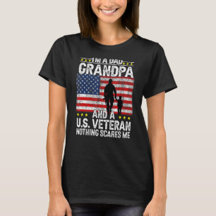 Mens bin ich Vater Opa und Veteran Opa Fathe T-Shirt