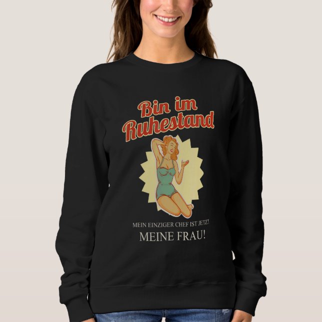 Mens Bin Im Ruhestand Rente Pensioner Sweatshirt (Vorderseite)