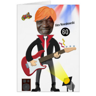 Mens Birthday Gitarre Funk Rockstar Funny Joke