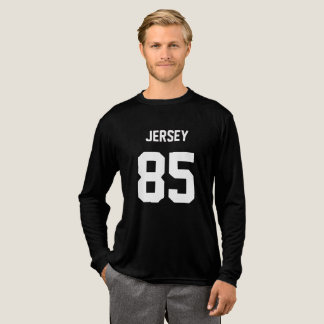 Men's Black Graphic "Jersey 85" Tri-Blend Shirt