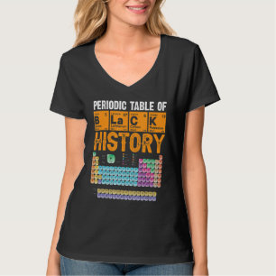 Mens Black History zitieren Coole Periodic Table B T-Shirt