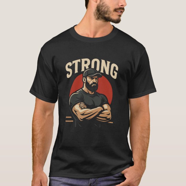Men's Black T Shirt (Vorderseite)