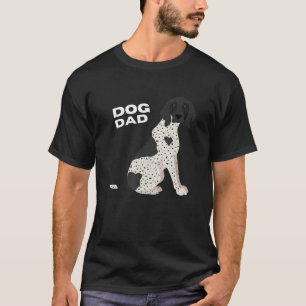 Mens Black & White German Kurzhaarhund T-Shirt