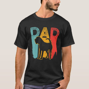 Mens Bloodhound Hund Breed Lover Vintag Daddy RETR T-Shirt