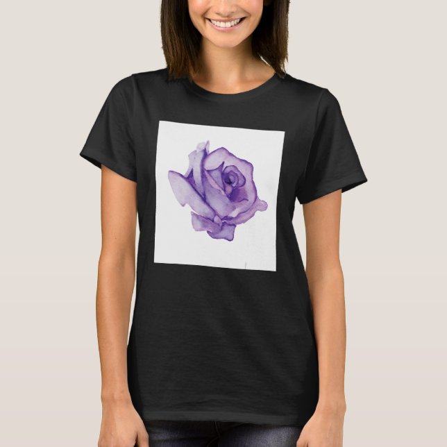 Mens Blume blühen Aquarellblüte T-Shirt (Vorderseite)