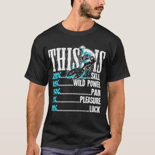 Mens BMX Fahrrad ist Power Schmerzen Schmerz Glück T-Shirt