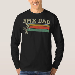 Mens Bmx Vintag Bike Fahrrad Stunt Bmx Vater Fathe T-Shirt