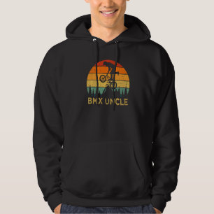 Mens Bmx Vintage Retro Bmx Onkel Vater Hoodie