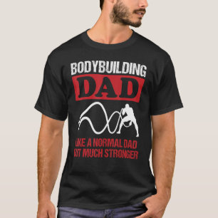 Mens Bodybuilding Vater Sprichwort Rope Swing Übun T-Shirt