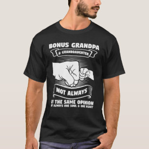Mens Bonus Opa & Grandtochter Bonus Grandad T-Shirt