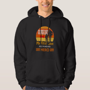 Mens Bonus Vater Meine erste Liebe Mein Forever He Hoodie