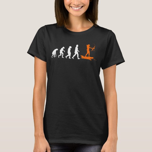Mens Bow Fischen Bow Hunter Fisch Jagd Bow Fang T-Shirt (Vorderseite)