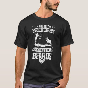 Mens Bow Jagd Archer Hirsch Buck Bogenschießen Bar T-Shirt