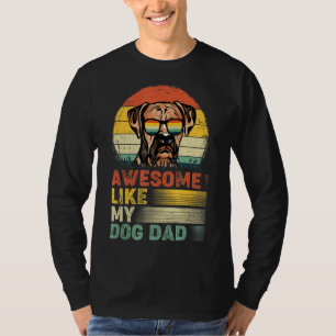 Mens Boxer Vintag Phantastisch wie mein Hund Vater T-Shirt