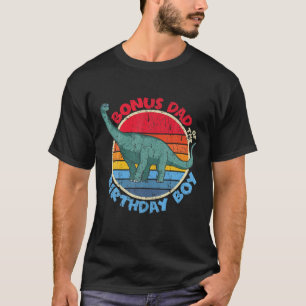Mens Boy Birthday I Bonus Vater I Brachiosaurus I T-Shirt