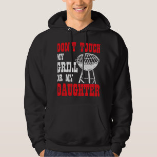Mens BQ Outfit für Männer Papa Grillen Raucher Bar Hoodie