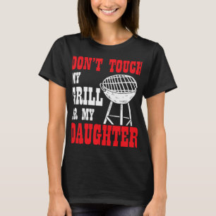 Mens BQ Outfit für Männer Papa Grillen Raucher Bar T-Shirt