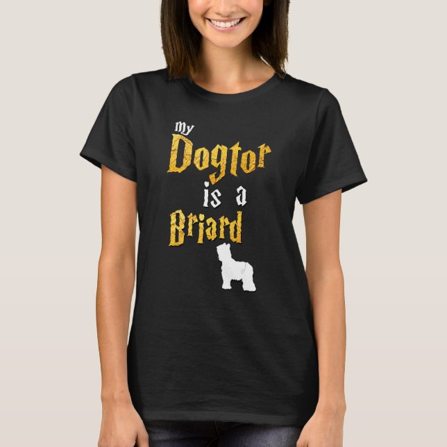 Mens Briard Briard T-Shirt (Vorderseite)