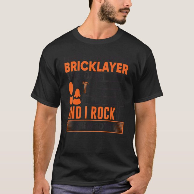 Mens Bricklayer Mens Bricklayer  Bricklayer Dad 3 T-Shirt (Vorderseite)