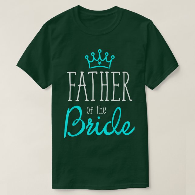 Mens Bride Groom Vater der Braut Wedding Squ T-Shirt (Design vorne)