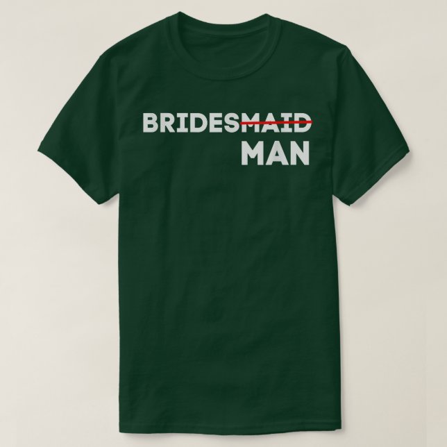 Mens BRIDESMAN PASSIERT DEM BRAUTPARTY B T-Shirt (Design vorne)