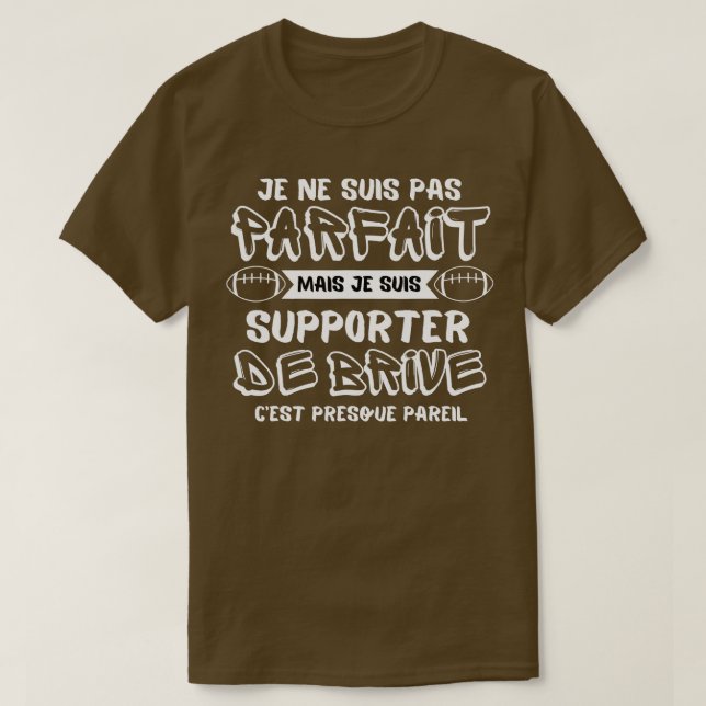 Mens Brive Rugby Supporter Rugby Supporter Humou T-Shirt (Design vorne)