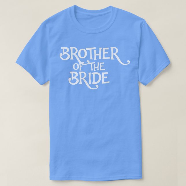 Mens Brother Of The Bride Bachelor Party, Brother  T-Shirt (Design vorne)