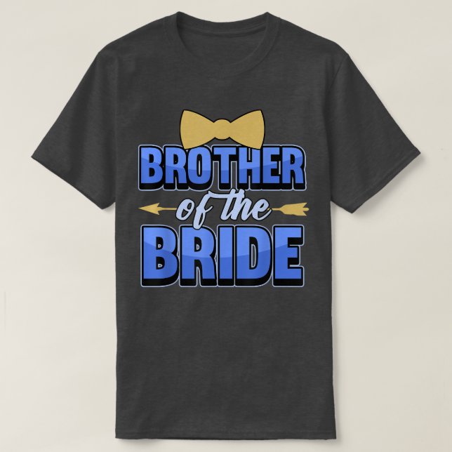 Mens Brother of the bride  T-Shirt (Design vorne)