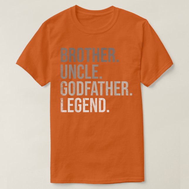 Mens Brother Uncle Godami Legend Fun Bestes Funny  T-Shirt (Design vorne)