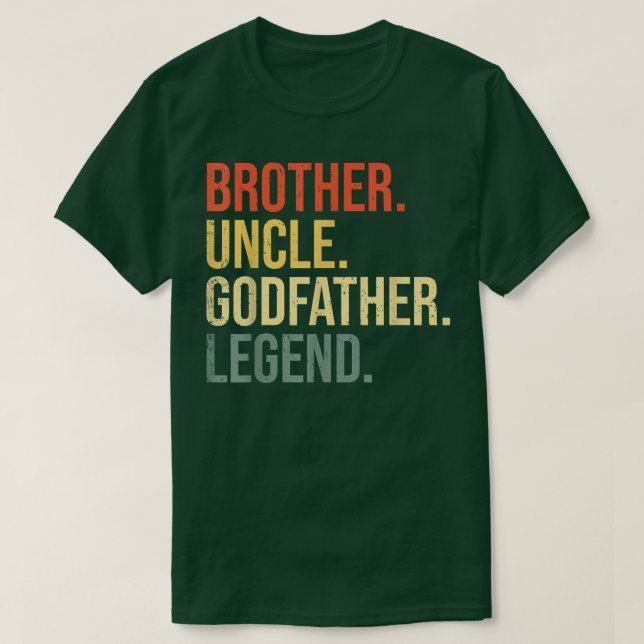 Mens Brother Uncle Godami Legend Fun Bestes Funny  T-Shirt (Design vorne)