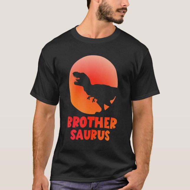 Mens Brothersaurus Dinosaur Brother Saurus Family T-Shirt (Vorderseite)