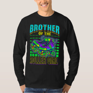 Mens Bruder von Roller Girl Retro Skate Roller Sk T-Shirt