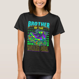Mens Bruder von Roller Girl Retro Skate Roller Sk T-Shirt