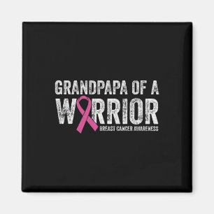 Mens Brustkrebs Bewusstsein Rosa Ribbon Grandpapa Magnet
