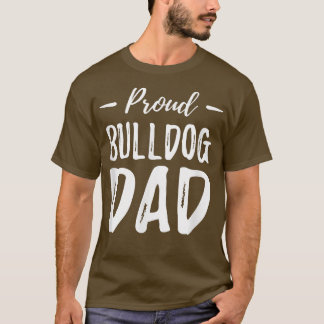 Mens Bull Dog Vater Shirt Funny Gift T - Shirt Gra
