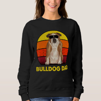 Mens Bulldog Vater Sonnenbrille Dog English Bulldo Sweatshirt