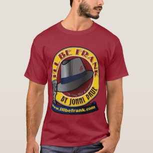 Mens Burgundy Ich werde Frank T - Shirt