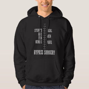 Mens Bypass Operation Open Heart Operation Stories Hoodie
