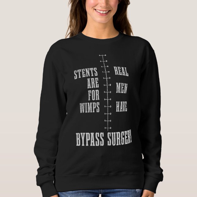 Mens Bypass Operation Open Heart Operation Stories Sweatshirt (Vorderseite)