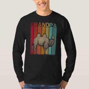 Mens Camel Retro Style Vintag Opa Graphic Fat T-Shirt