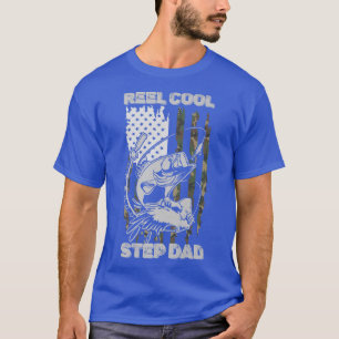 Mens Camouflage Flag Druckfarbe Cool Step Vater Fu T-Shirt