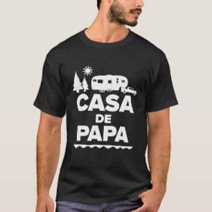 Mens Camping Papa Shirt 5th Wheel Camper Rv Casa D