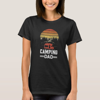 Mens Camping Vater Camper Caravan Camping 11 T-Shirt