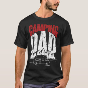 Mens Camping Vater Campingplatz Caravan Camping 2 T-Shirt