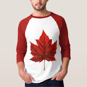 Men's Canada Flag Baseball Jersey Souvenir Shirt